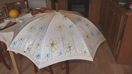 Pomalovaý deštník
