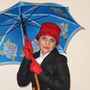Mary Poppins - hedvábný deštník