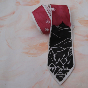 Hedvábná kravata - Ještěd