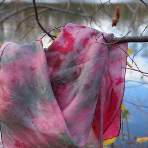 Hedvábný šátek - Když se barví listí