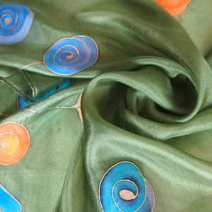 Hedvábný šátek - Mexická louka