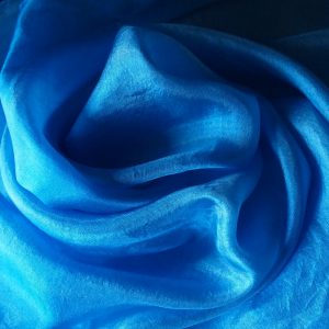 Hedvábný šátek Modrý, 55x55