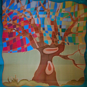 Hedvábný šátek - Moudrost divokého stromu